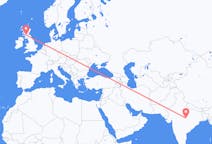 Flyreiser fra Jabalpur, India til Glasgow, Skottland
