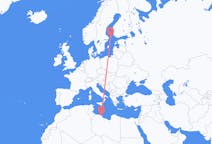 Vuelos de Misurata a Mariehamn