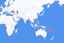 Flug frá Nouméa, Nýju-Kaledóníu til Kahramanmaraş, Tyrklandi