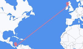 Flug frá Panama til Norður-Írlands