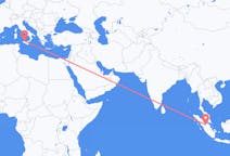 Flights from Pekanbaru to Palermo