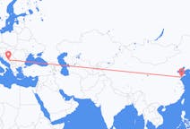 Flyg från Qingdao till Sarajevo