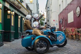 Paris Vintage Half Day Tour op een zijspanmotorfiets