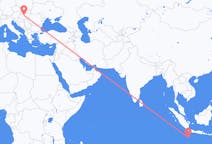 Flyrejser fra Shire of Christmas Island til Budapest