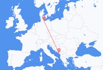 เที่ยวบิน จากติวัท, มอนเตเนโกร ถึงลือเบค, เยอรมนี