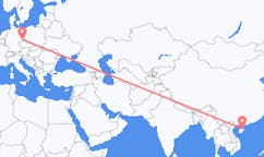 Flyrejser fra Haikou, Kina til Dresden, Tyskland