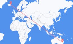 Рейсы из Мори, Австралия в Эйильсстадир, Исландия