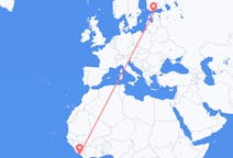 Flyrejser fra Monrovia til Tallinn
