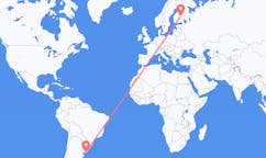 Flyreiser fra Punta del Este, Uruguay til Kuopio, Finland