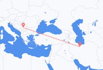 Flyreiser fra Teheran, til Kraljevo