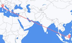 Flyrejser fra Balikpapan, Indonesien til Bastia, Frankrig