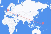 Flyreiser fra Kosrae, Mikronesiaføderasjonen til Bremen, Tyskland