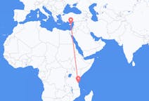 Flyrejser fra Dar es-Salaam til Larnaca