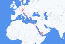 Flyrejser fra Aden til Innsbruck