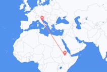 Flyrejser fra Bahir Dar, Etiopien til Ancona, Italien