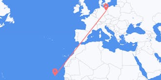 Flyreiser fra Kapp Verde til Tyskland