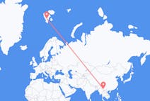 Flights from Lincang to Svalbard