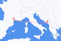 Voos de Tivat, Montenegro para Béziers, França