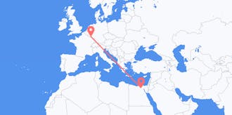 Flyrejser fra Egypten til Luxembourg