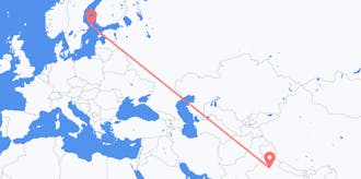 Flights from India to Åland Islands