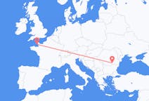 Flyreiser fra Saint Helier, til București