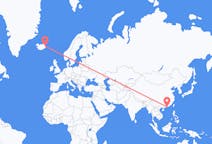 Flights from Hong Kong to Egilsstaðir