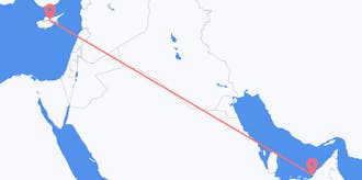 Voli dagli Emirati Arabi Uniti a Cipro