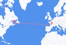 Flyreiser fra Les Îles-de-la-Madeleine, Quebec, Canada til Brive-la-gaillarde, Frankrike