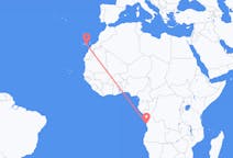 Flyreiser fra Luanda, til Las Palmas