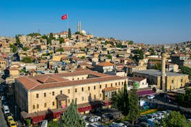 View of Ankara castle and general view of old town.