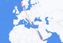 Flights from Semera to Stavanger