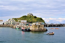 Photo of beautiful sky over Penzance Harbour, Cornwall ,England.