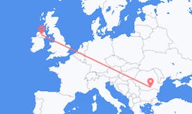 Flights from Romania to Northern Ireland