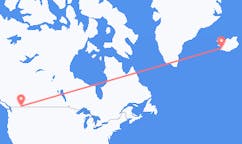 Flyrejser fra Trail, Canada til Reykjavík, Island