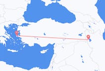 Lennot Urmiasta (Iran) Chiokseen (Kreikka)