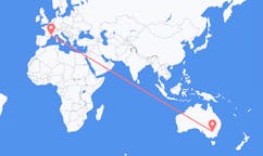 Flyreiser fra Griffith, Australia til Montpellier, Frankrike