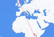 Flyrejser fra Goma til Durham