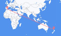 Voli da Whangarei, Nuova Zelanda ad Almería, Spagna