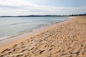 Photo of the sea resort Ravda on the Bulgarian Black Sea coast.