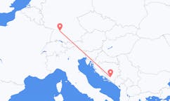 Flyrejser fra Mostar til Stuttgart