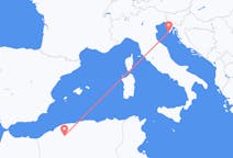 Lennot alkaen Tiaret, Algeria Pulaan, Kroatia