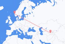 Flyrejser fra Samarkand til Bergen