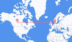 Flyreiser fra Fort McMurray, Canada til Karup, Danmark