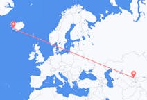 Flyg från Sjymkent till Reykjavík