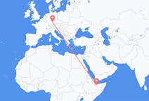 Flyreiser fra Hargeisa, til Nürnberg