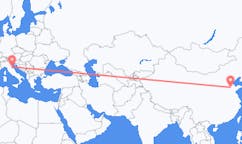 Flyrejser fra Jinan, Kina til Rimini, Italien