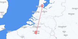 ベルギーからオランダへのフライト