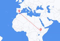 Flyreiser fra Jinka, Etiopia til Granada, Spania