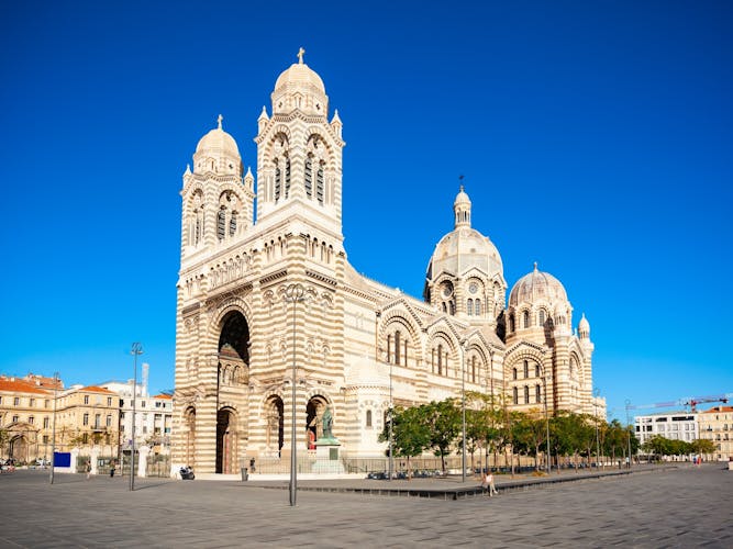 Photo of Cathedral de la Major - one of the main church and local landmark in Marseille, France.