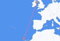 Vluchten van Dublin, Ierland naar La Palma (ort i Mexiko, Guanajuato, Salamanca), Spanje